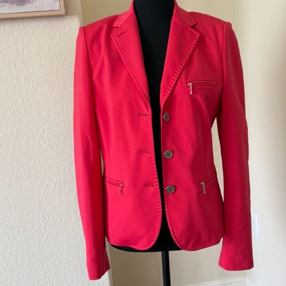 MARC AUREL Women's Blazer Jacket Hot Pink Size M - Picture 1 of 14